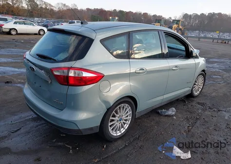 2013 Ford C-Max Hybrid Se из США, поврежденный, VIN 1FADP5AU6DL517342